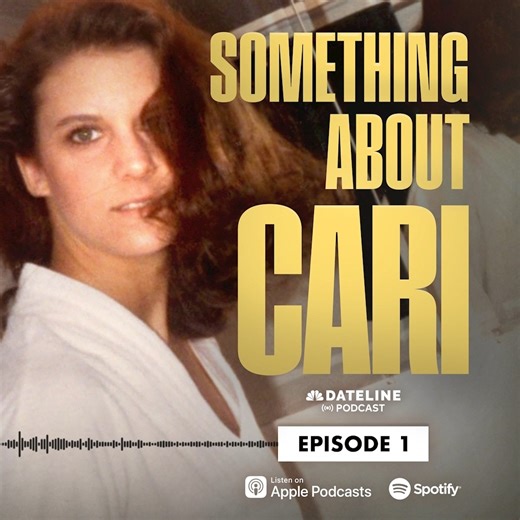 Harassment, stalking, assault, arson. And of course, murder… Sounds like Keith’s new Dateline podcast, Something About Cari. The first episode is available now, for free, wherever you get your podcasts. | Dateline NBC