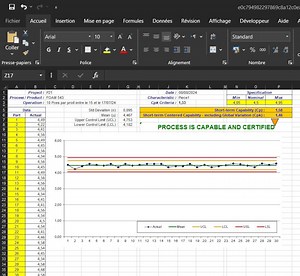 Excel File to Calculate CP and CPK With Graph - Etsy