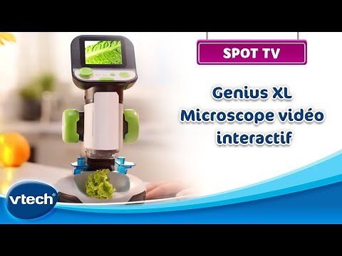 Genius XL - Microscope vidéo interactif pour explorer le monde, dès 7 ans | VTech