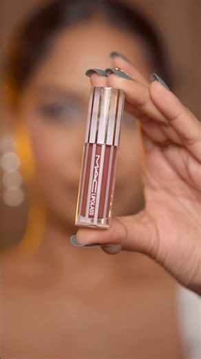 M.A.C lipglass air mini gloss - Aesthetic | Review + Swatch #lipgloss #maclipstick