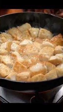 Crispy Braised Tofu with Green Onion Sauce - Better Than Meat #tofurecipe #mealprep #easyrecipes