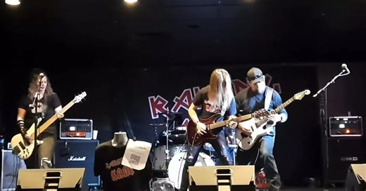 🔥🎸 FRETBOARDS ON FIRE 🎸🔥 Kane and Ed were shredding Tooth and Nail so hard at City Social Club it looked like smoke was coming off the fretboards 🤘💨😅 Big thanks to our friend Jami Elliott for capturing this one! We will be posting a few more from this epic evening with our Lewistown peeps 🔥 #RaisingKane #kanesilva #GuitarShred #ShredGuitar #80sMetal #Dokken #ToothAndNail #LiveMusic #GuitarSolo #MetalCover #RockShow #GuitarLife #CitySocialClub #RockFamily | Raising Kane