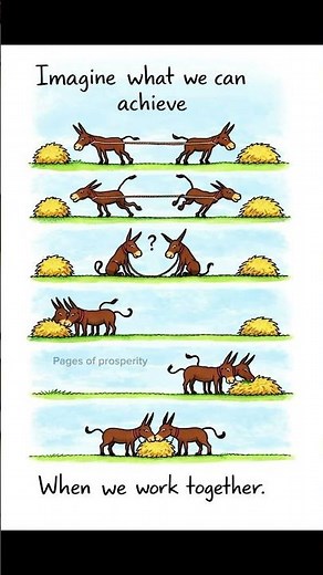 The Power of Teamwork Explained Simply 🤝#teamwork #pagesofprosperity #motivation #inspirational