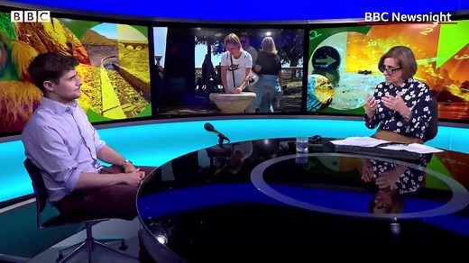 “It’s really difficult to breathe… it’s been really extreme.” Fabio Basile, who is in Sicily where Europe’s highest ever temperature (48.8C) may have been recorded, says there has not yet been advice from the authorities on how to cope. https://bbc.in/3fVvXaK BBC Newsnight | BBC News