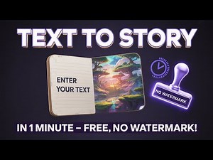 Turn Text Into a Full Story in 1 Minute | 100% Free & No Watermark!