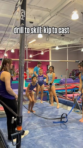 Drill to skill featuring our Xcel team! Connecting the kip to an immediate cast can be tricky, here are some drills they’ve been working on to emphasize holding feet in front after the kip and driving heels in the cast! . . . . . #gymnastics #gymnast #learn #play #run #dance #concord #funkidsactivities #kidssports #sports #saturday #team #teamgym #competetive #compteam #xcel #xcelteam #xcelgold #xcelplatinum #norcal #norcalxcel | Ultimate Sports Connection