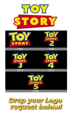 Toy Story historical logos