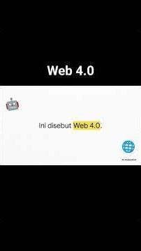 web 4.0 #ai #belajarcoding #openai #teknologi #shorts