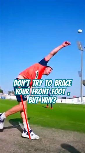 DON’T try to brace your front foot, BUT WHY?