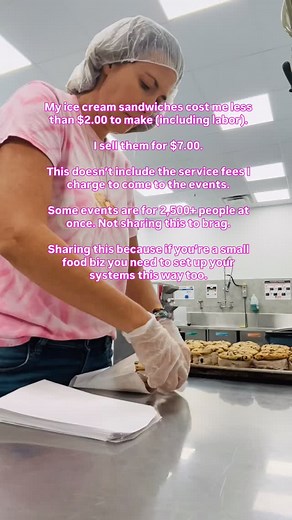 YOU DO THE MATH…..👇🏼 Not bragging…but rather encouraging you to do the same thing!!🍪🍨 I sell ONLY pre-packaged products from my bikes and here’s why I LOVE THIS: 1) It’s super easy for events, no prep work done onsite, no extra staff needed and you can cater events for thousands!! 2) 👆🏼 This means you have little to no extra time required for set up and clean up. I only go to catering events for 2 hours max. And can cater events for thousands simply by re-stocking the bike as needed. 3) No