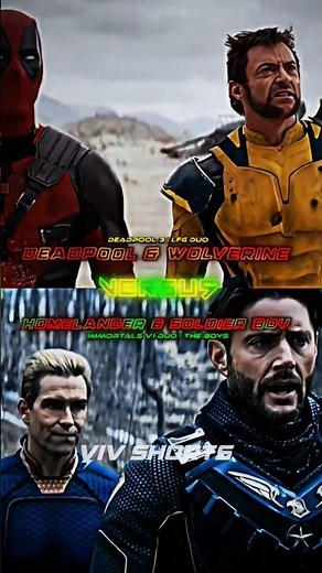 Deadpool & Wolverine vs Homelander & Soldier Boy | Duo #vivshorts