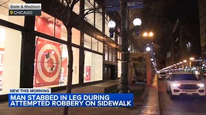 1 stabbed in Loop attempted robbery: Chicago police say