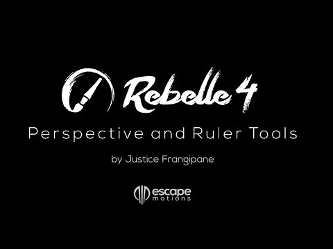 Rebelle 4 Tutorials: Perspective and Ruler Tool