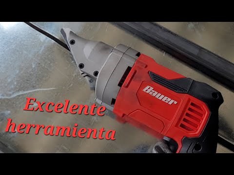 Cizalla Tijera Electrica Cortadora de Láminas cal 14 bauer
