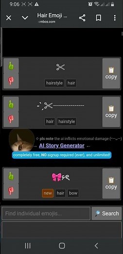 Hair emoji tutorial