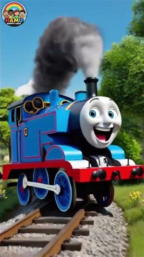 🚂 Happy Little Train Adventure | Kids Cartoon Short | Hamu Happy Kids #shorts