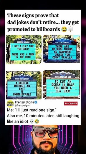 These Roadside Signs Are Single-Handedly Keeping Dad Jokes Alive 😂🪧