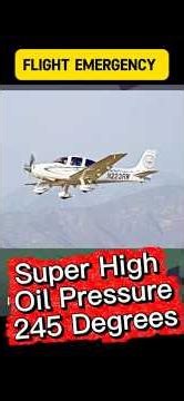 ATC conversation serious aircraft has super high oil pressure at 245°F