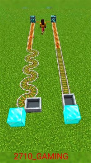 Minecraft rail test #minecraft #shorts