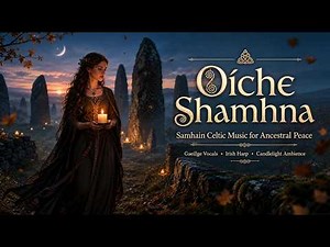 Samhain Celtic Music for Ancestral Peace 🕯️ Oíche Shamhna, Gaeilge Vocals & Irish Harp