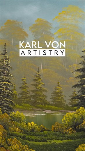 Learn to Paint Bob Ross Style Trees | Oil Painting Landscape #bobross #painting #landscapepainting
