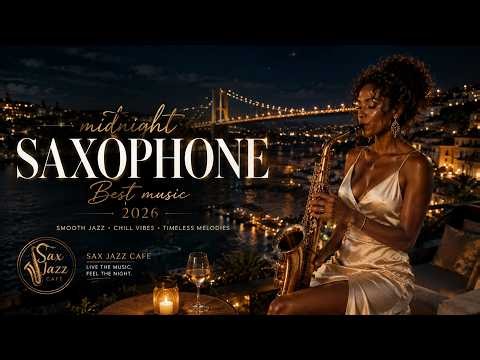 Midnight Saxophone Dreams 🌙 Smooth Jazz for Relaxing Evenings & Peaceful Nights 2026