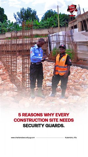 5 Reasons every construction site needs security🛡️✨ #CharteredSecurityGroup #SecuritySolutions #AssetProtection #BusinessSecurity #SecurityServices