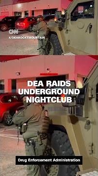 Videos show raid of underground nightclub where over 100 immigrants were detained