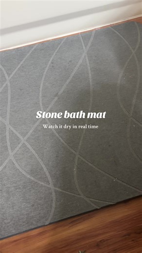 Experience the Fast-Drying Stone Bath Mat