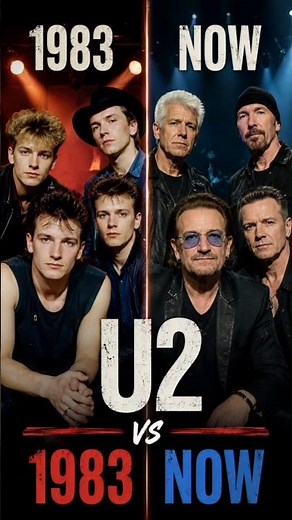 U2 1983 vs 2026 🤘 Then and Now | Rock Legends