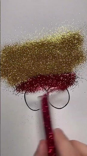 Easy Glitter Art Tutorial | Step by Step Lips & Cherries