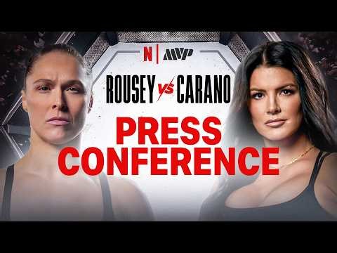 Ronda Rousey vs. Gina Carano | KICK OFF PRESS CONFERENCE | Netflix