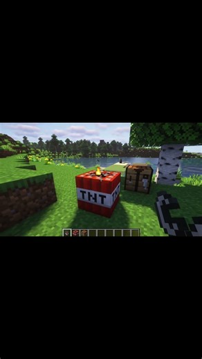 Minecraft: Bomb exploding in RTX 😂