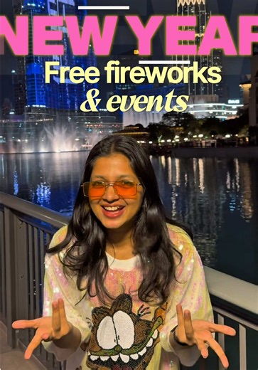 ✨Free entry & epic celebrations! Dubai 📍 ✨ Burj Khalifa & Dubai Mall: Fireworks & laser show | Free public spots from 4 PM 🌏 Global Village: 7 countdowns fireworks & drones | 4 PM – 2 AM 🏖 Burj Al Arab: Fireworks at Kite Beach, Sunset Beach & Jumeirah Beach 🖼 Dubai Frame & One Za’abeel: Fireworks, drones & cultural vibes 🌊 Souk Al Seef: Relaxed midnight fireworks 🌴 Palm Jumeirah: Fireworks Maroon 5 concert | Free viewing at Boardwalk & Palm West Beach 🏙 Dubai Festival City: IMAGINE show f