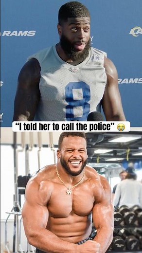 Jared Verse on workouts with Aaron Donald 💀