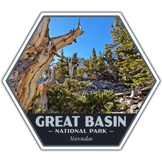 Great Basin National Park Sticker | Great Basin Sticker | Vinyl Sticker | 2.25" X 2" to 3.4" X 3.0" | Made in USA | Free Shipping - Etsy