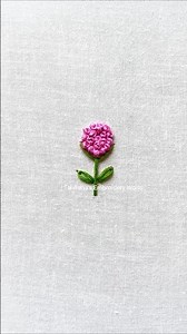 Super cute flower embroidery design #embroidery #stitch