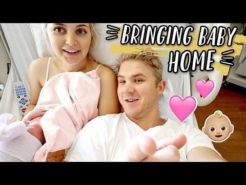 FIRST 24 HOURS WITH A NEWBORN + BRINGING BABY HOME!!