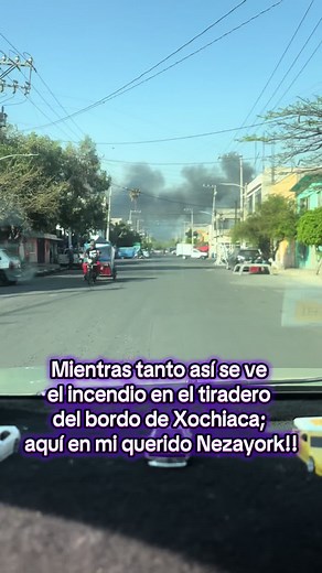 Hasta aquí mi reporte Joaquín! #noticias #deultimomomento #incendiosforestales #calor #llano #nezahualcoyotl #mexico🇲🇽
