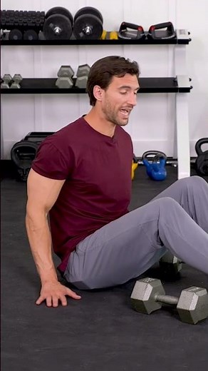 How To Do A Dumbbell Floor Press - At Home Triceps Exercise!