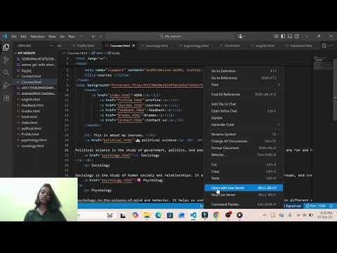 Courses html basic code explaination