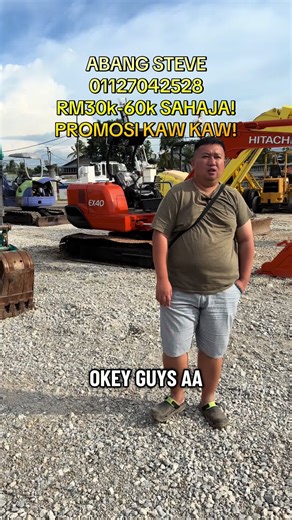 PROMOSI MINI EXCAVATOR! Harga dari RM30k ke RM60k!🔥🔥 Ada cabin ada pisau ada banyak stok, datang pilih sampai puas! Nak clear stock sempena promosi TAHUN BARU CINA! Berminat contact ABANG STEVE @ 01127042528✅ C T S HEAVY MACHINERY SDN BHD.🔥 #fyp #gengkukubesi🇲🇾 #viraltiktok #alatberatmalaysia #fypforyou