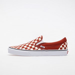 Pánské tenisky a boty Vans Classic Slip-On (Checkerboard) Red/ True White (VN0A4U38WS21) | Footshop