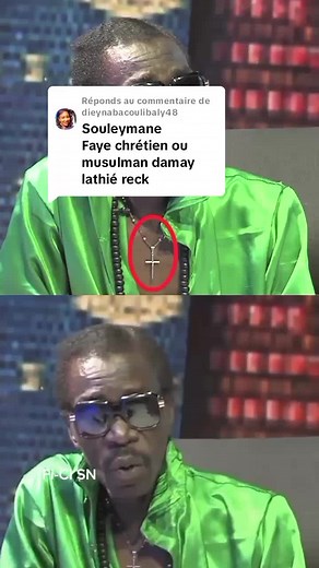 Pourquoi Souleymane Faye porte une Croix ?