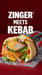 KFC made a kebab? You’re welcome, Australia. 😉 Zinger® fillet, fresh tabouli, lettuce, garlic mayo, and Supercharged sauce wrapped up in a soft flatbread. 🌯🤯 Only in Wollongong and not forever. | KFC
