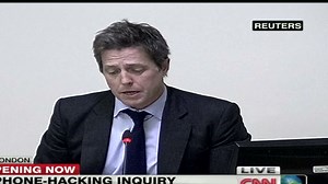 Hugh Grant testifies on phone hacking