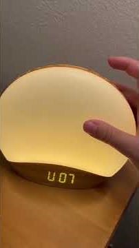 Smart Sunrise Wake Up Alarm Clock With Light | Sound And Light Effect Test #amazonfinds