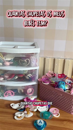 Quantas Chupetas Tem o Meu Bebê Reborn?