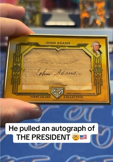 A truly HISTORIC pull 🤯🇺🇸🔥 #baseball #baseballcards #collect #coll...
