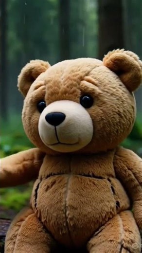 Jungle me ek teddy akela baitha tha… phir achanak kuch aisa hua jo kisi ne expect nahi kiya! 🧸🌳😱